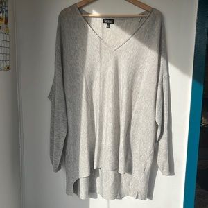 V neck flowy top shop sweater